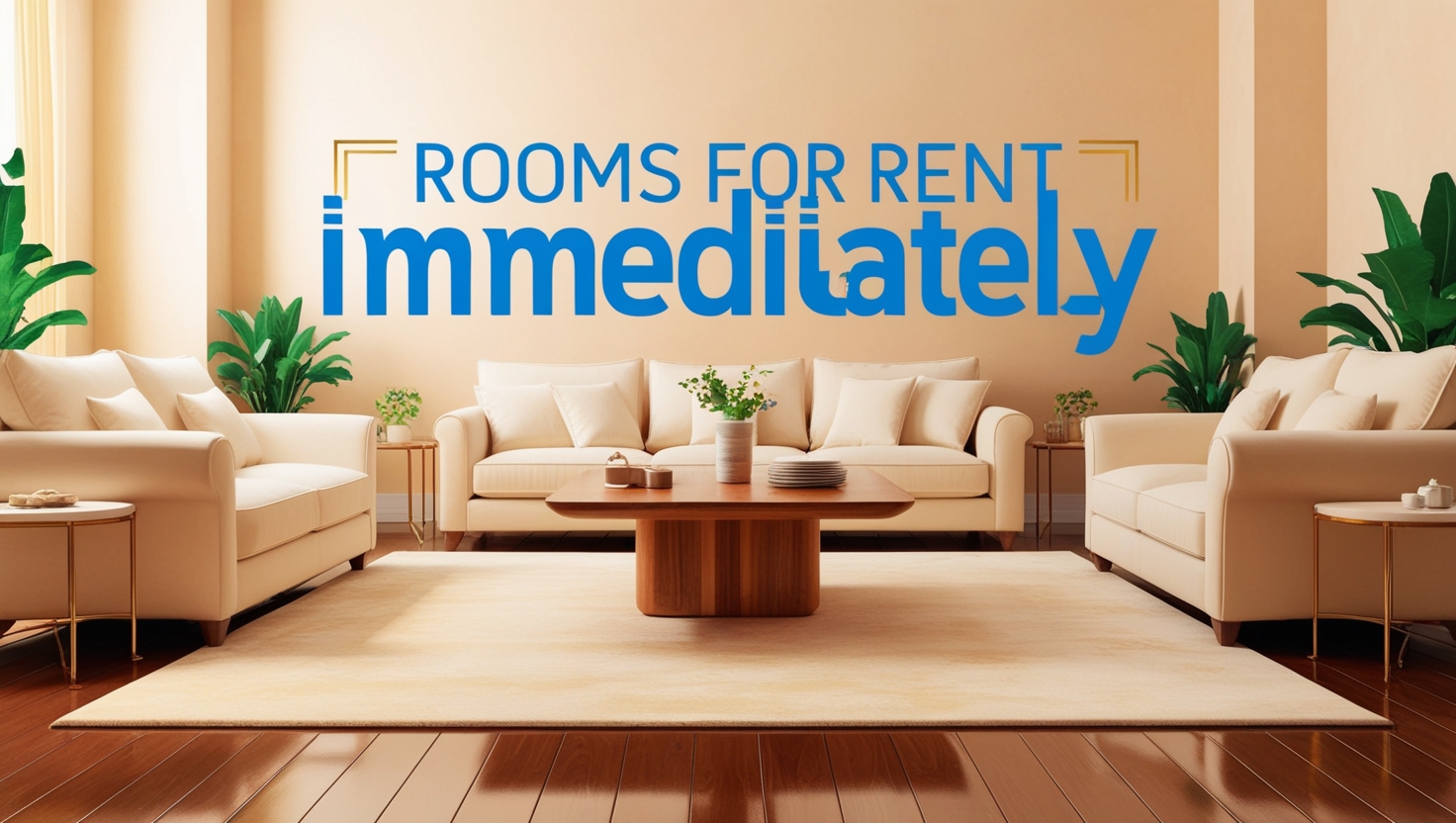 Rooms for Rent Immediately